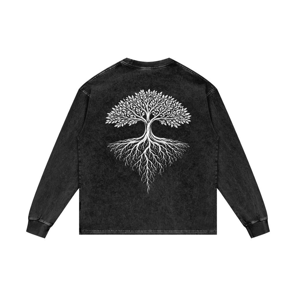 ORIGIN TREE - Oversize Long Sleeve T-Shirt