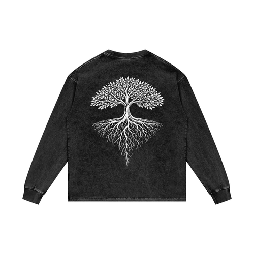 ORIGIN TREE - Oversize Long Sleeve T-Shirt